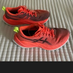 ASICS Superblast Red Black Athletic Running Shoes